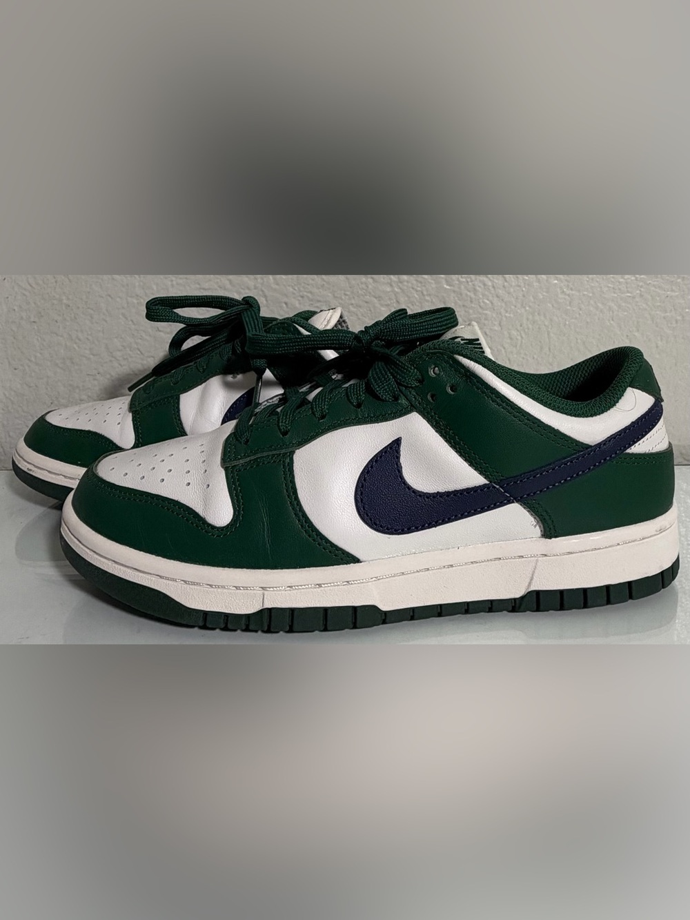 Women’s Nike Dunk Low Gorge Green / Midnight Navy 8